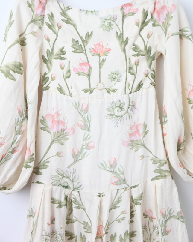 Agua by Agua Bendita Senlis Oasis Off - The - Shoulder Linen Maxi Dress Pre - owned - Wind & Song