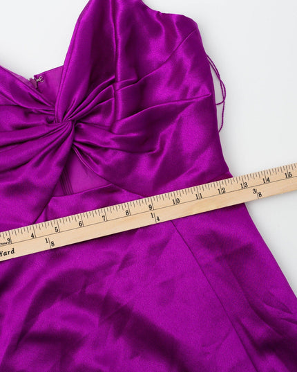 Aidan by Aidan Mattox Twist Front Cutout Gown - Wind & Song