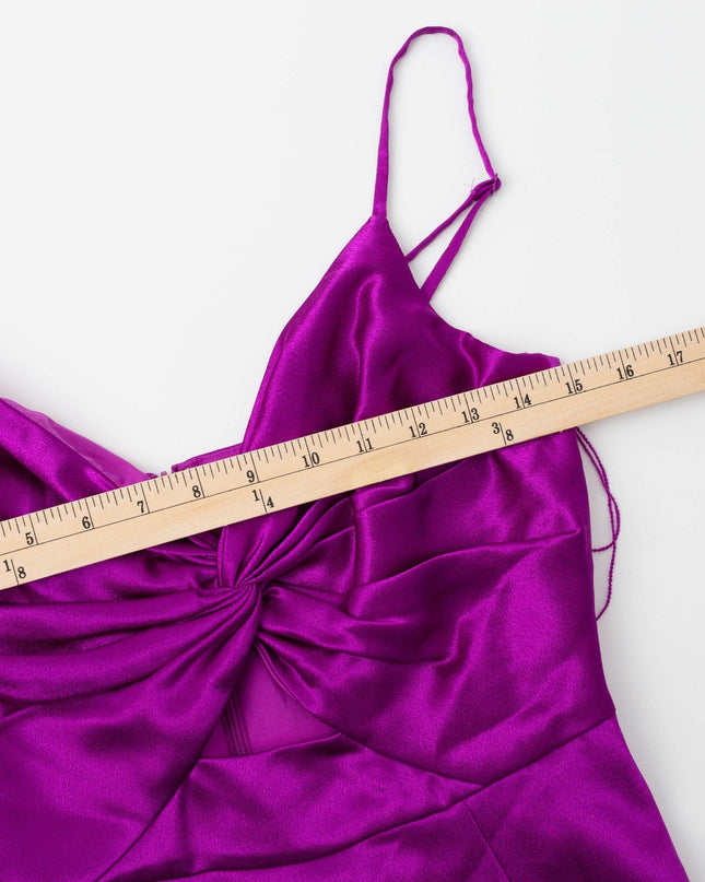 Aidan by Aidan Mattox Twist Front Cutout Gown - Wind & Song