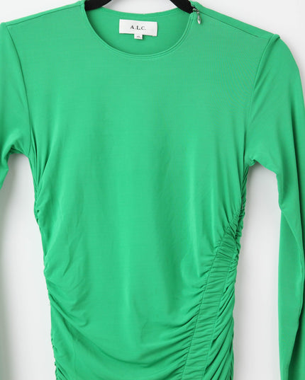 A.L.C. Adeline Dress in Fern Green - Wind & Song