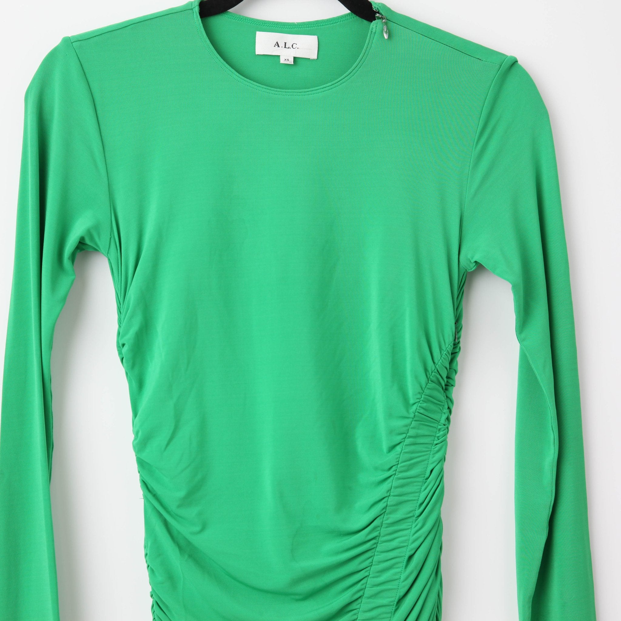 A.L.C. Adeline Dress in Fern Green - Wind & Song