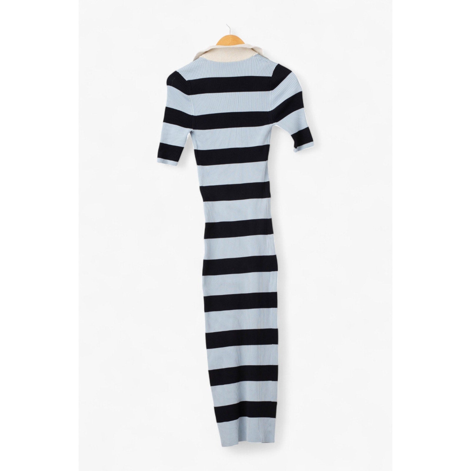 A.L.C. Darcy Rugby - Striped Midi - Dress in Midnight Sky Blue Parchment - Wind & Song