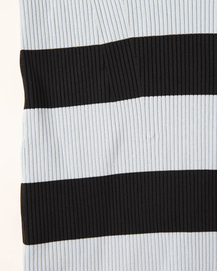 A.L.C. Darcy Rugby - Striped Midi - Dress in Midnight Sky Blue Parchment - Wind & Song