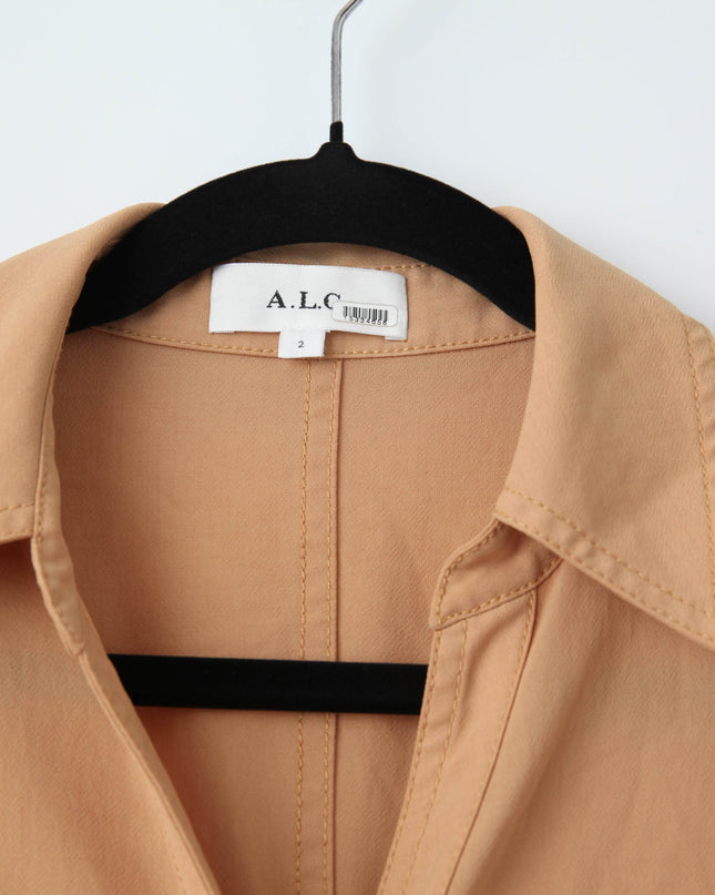 A.L.C. Florence Dress in Raffia - Wind & Song