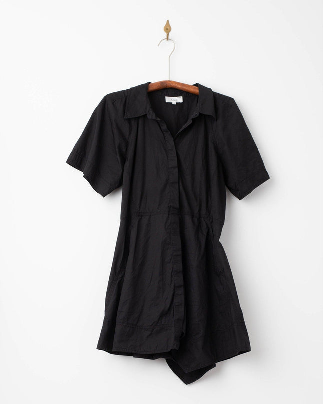 A.L.C. Julie Black Cotton Mini Dress - Wind & Song