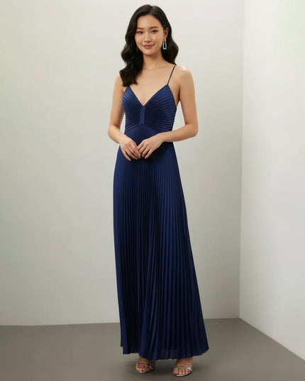 A.L.C. Navy Aries Maxi Dress in Navy Blue - Wind & Song