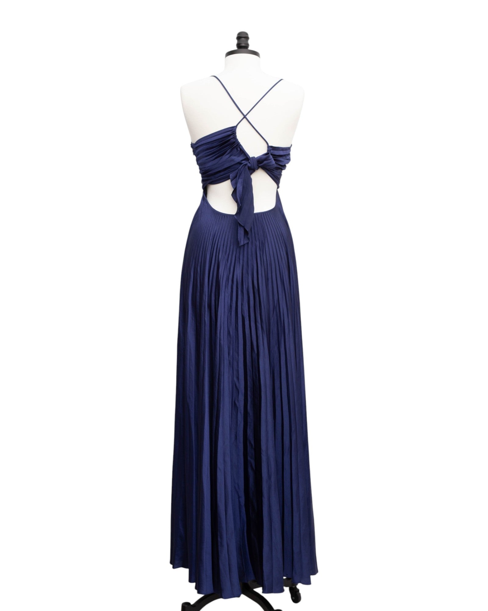 A.L.C. Navy Aries Maxi Dress in Navy Blue Size 2 & 00 - Wind & Song