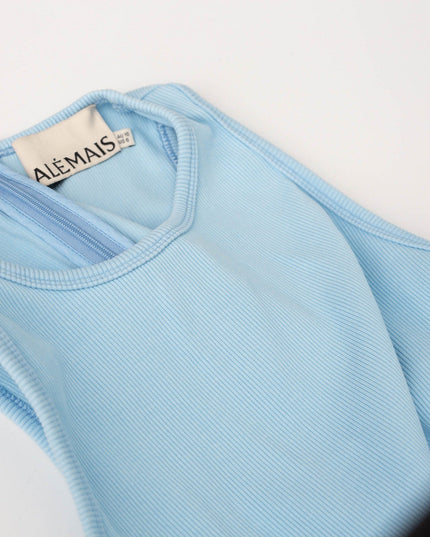 ALÉMAIS Blue Anouk Tank Midi Dress - Wind & Song