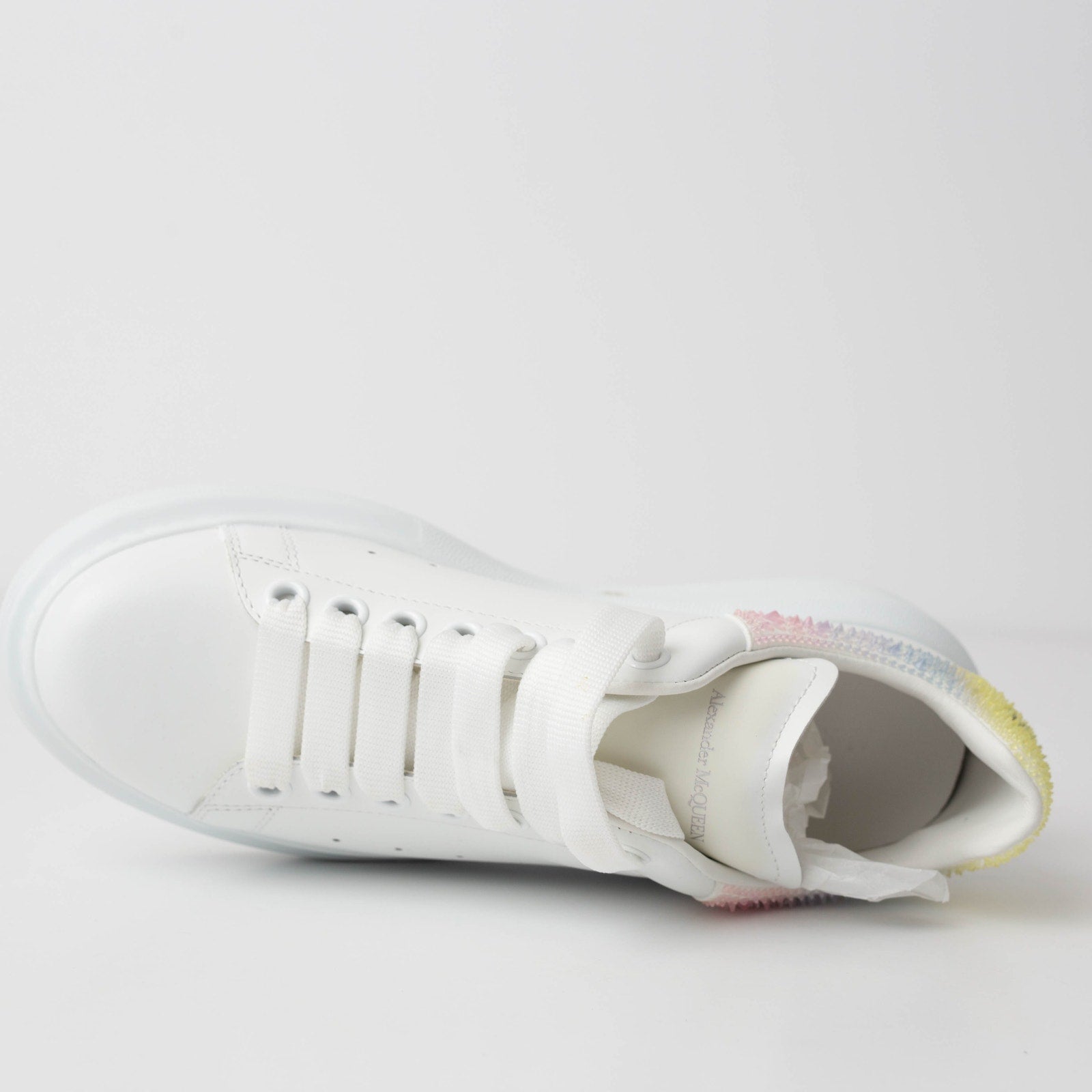 Alexander McQueen Oversized Sneaker in White/multicolour - Wind & Song