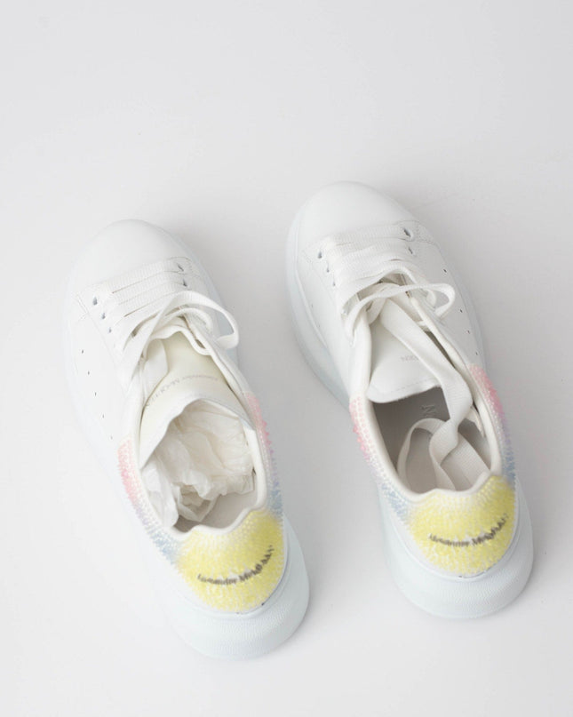 Alexander McQueen Oversized Sneaker in White/multicolour - Wind & Song