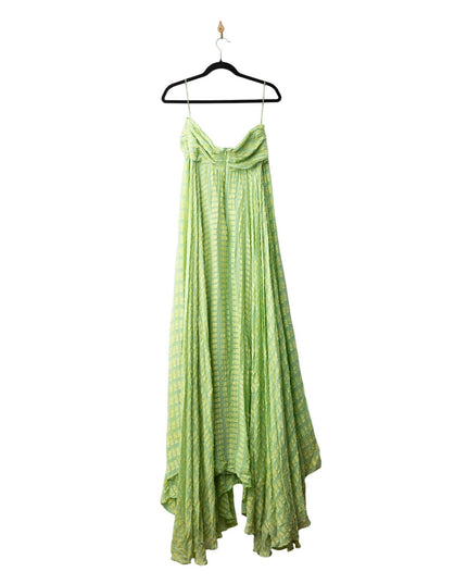 Alexis Elea Green Abstract Dress - Wind & Song