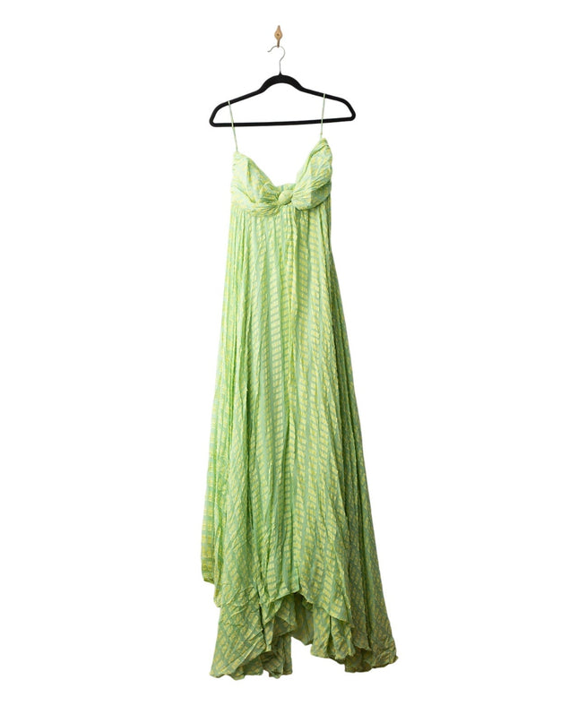 Alexis Elea Green Abstract Dress - Wind & Song