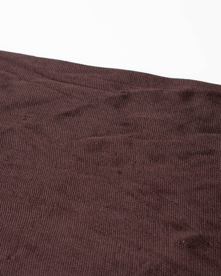 Altuzarra Knit Vivi Dress with Satin Ruffle in Charred Oak - Wind & Song