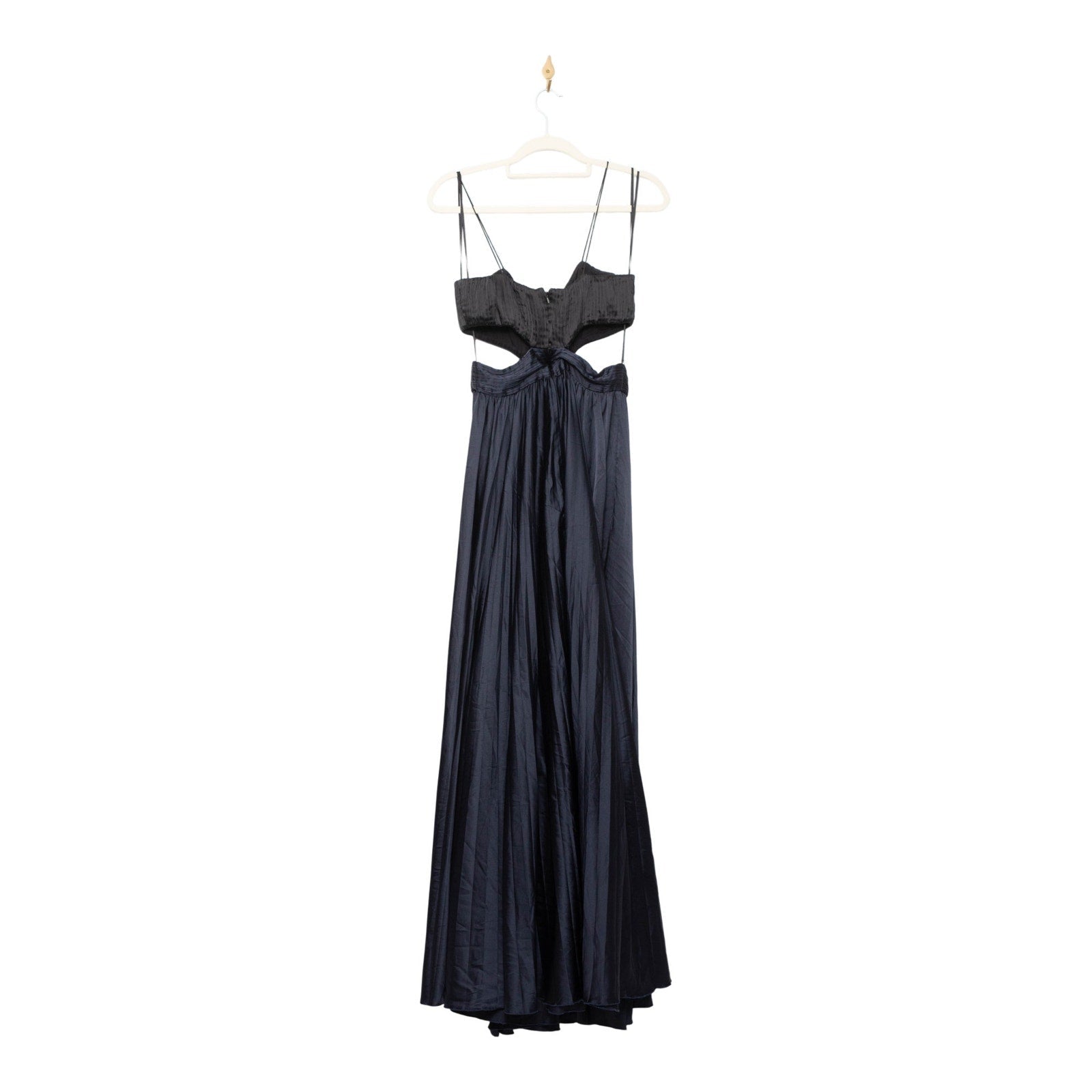 AMUR Elodie Gown in Navy & Black Size 4 - Pre - owned - Wind & Song