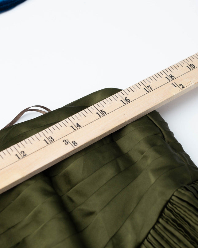 AMUR Green Satin Belle Dress - Wind & Song