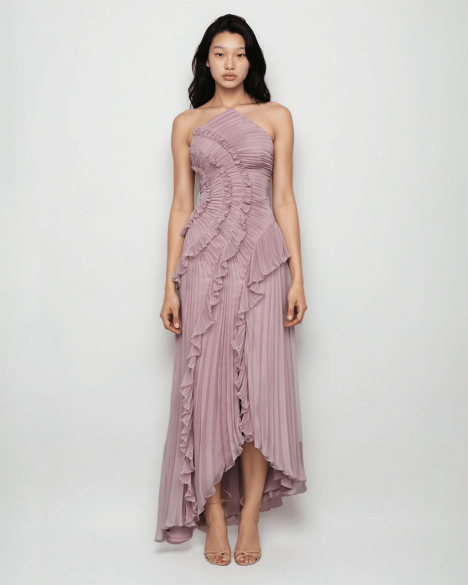 Amur Lorelie Halter Gown in Water Hyacinth | Pre - owned - Wind & Song