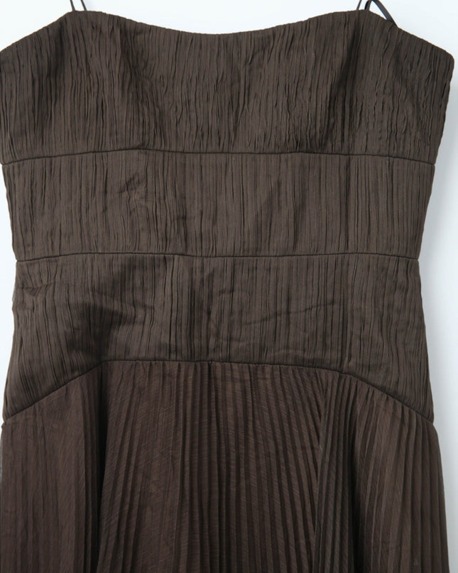 AMUR Sue Pleated Gown – Pre - Owned - Wind & Song