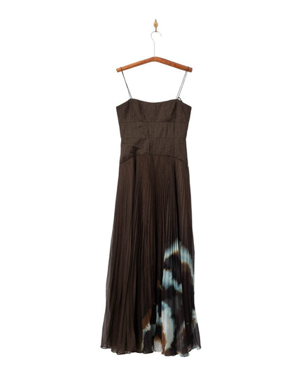 AMUR Sue Pleated Gown – Pre - Owned - Wind & Song