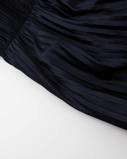 AMUR Suze Blue Satin Gown Size 12 - Wind & Song