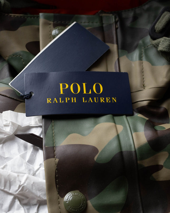Polo Ralph Lauren Camo Raincoat Water-resistant NWT