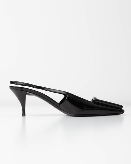 Saint Laurent Women's 24 Slingback Kitten Heel Pumps