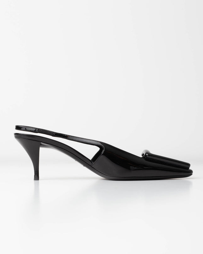 Saint Laurent Women's 24 Slingback Kitten Heel Pumps