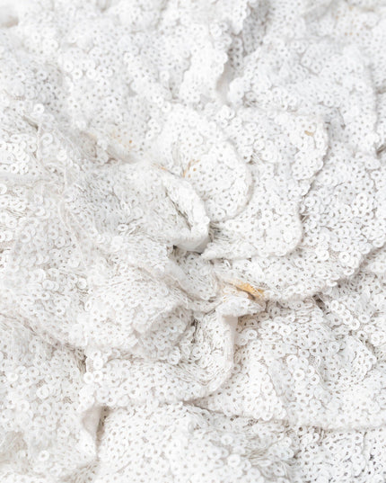 Badgley Mischka Black Velvet with White Rose Bodice Dress - Wind & Song