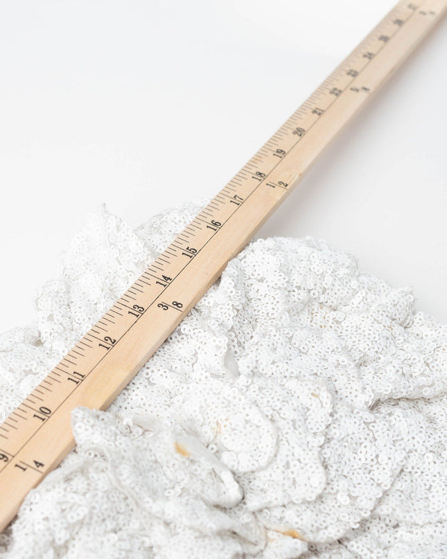 Badgley Mischka Black Velvet with White Rose Bodice Dress - Wind & Song