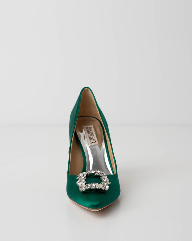 Badgley Mischka Cher Evening Pumps in Green - Wind & Song