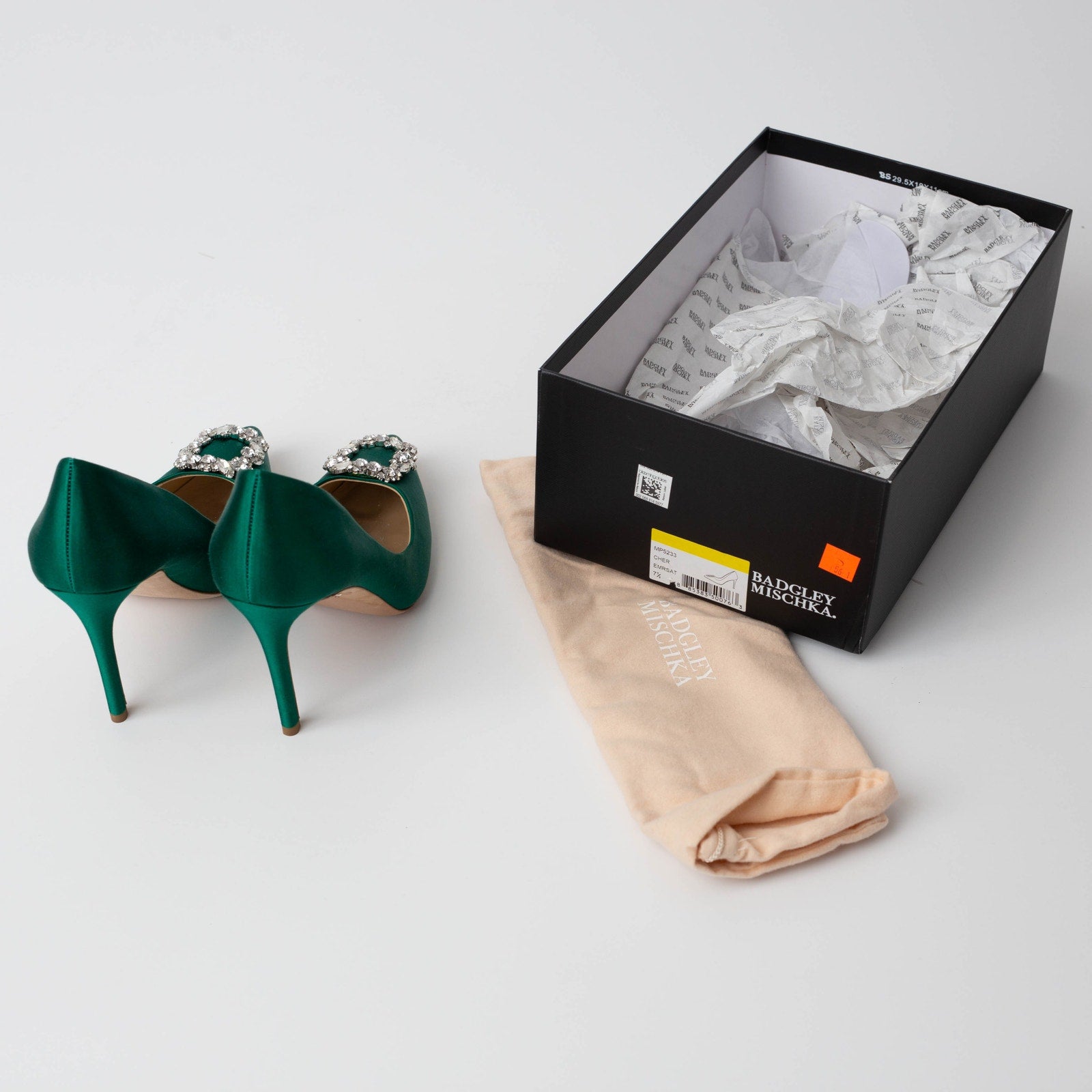 Badgley Mischka Cher Evening Pumps in Green - Wind & Song