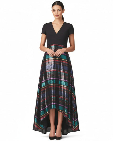 Badgley Mischka Sequin Skirt Gown - Wind & Song