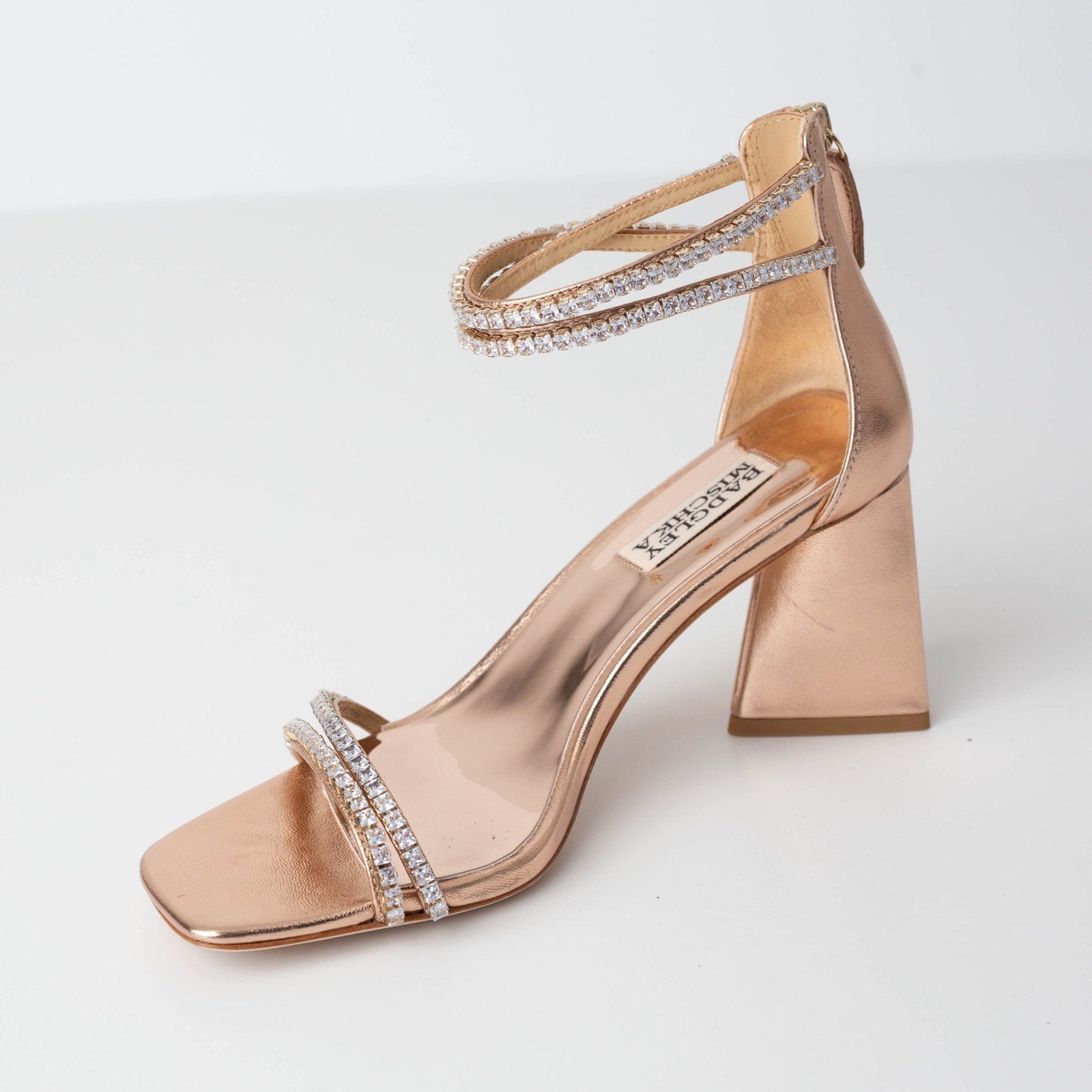 Badgley Mischka Women's Lillie Embellished Strappy High Heel Sandals - Wind & Song