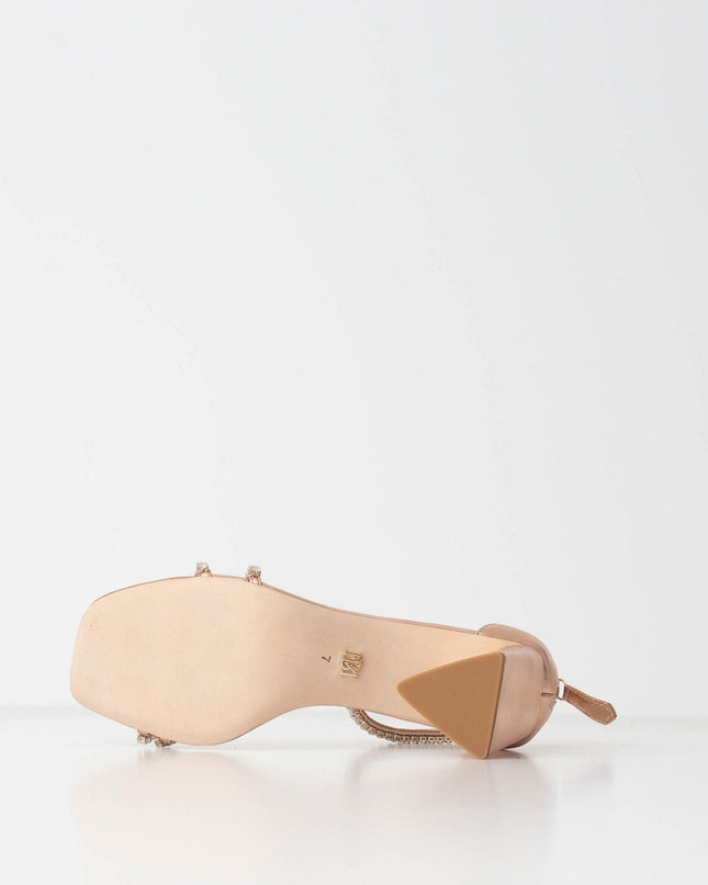 Badgley Mischka Women's Lillie Embellished Strappy High Heel Sandals - Wind & Song