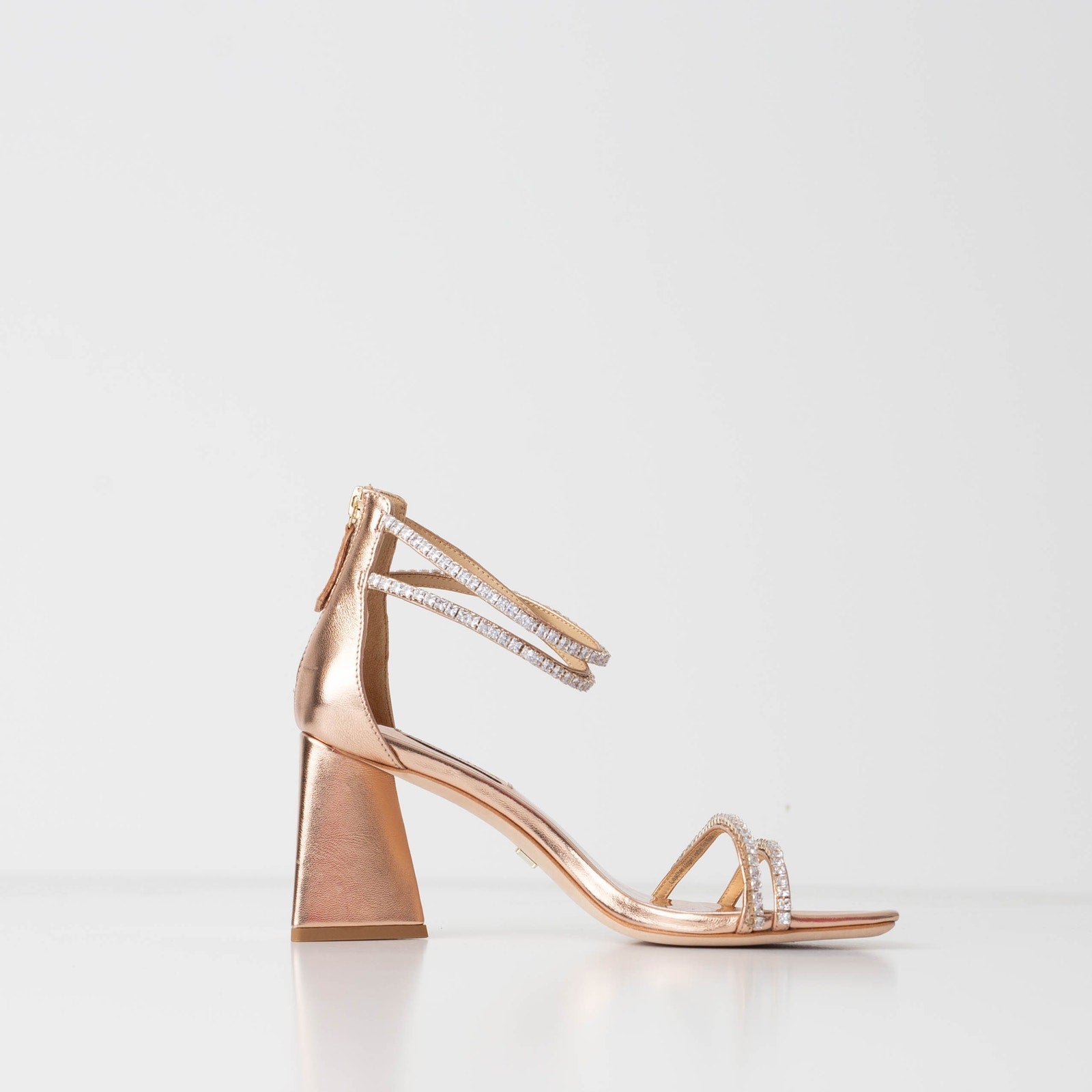 Badgley Mischka Women's Lillie Embellished Strappy High Heel Sandals - Wind & Song