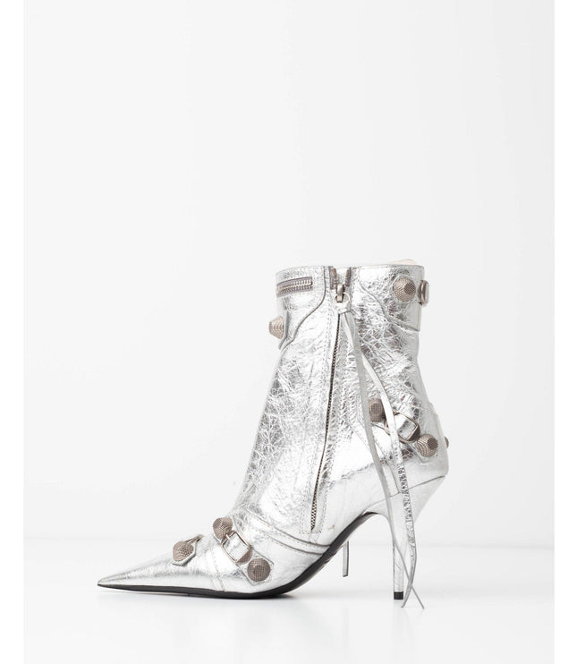 Balenciaga Cagole 90mm Metallic Ankle Boots NWT Size 37 - Wind & Song