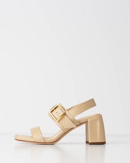 Jimmy Choo 70mm Hawke Leather Buckle Slingback Sandals