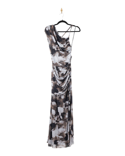 Bec + Bridge Solene Asymmetric Dress in Dark Blurred Floral - Wind & Song
