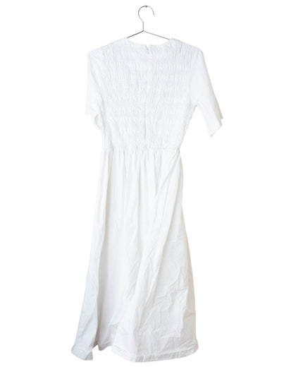 Sandy Liang Diddy White Cotton Dress - Size M