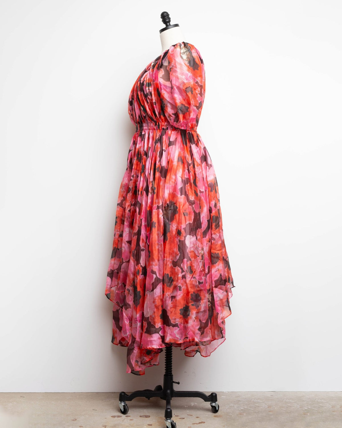 Bibhu Mohapatra Collective Pleated Floral Dress Size 16 - Wind & Song