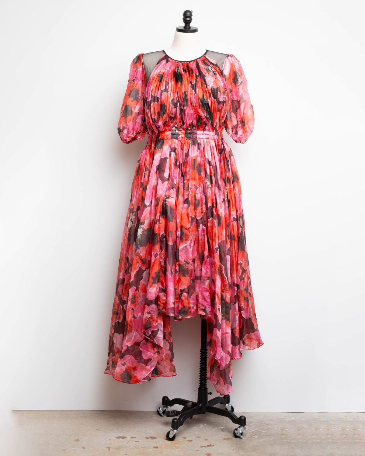 Bibhu Mohapatra Collective Pleated Floral Dress Size 16 - Wind & Song