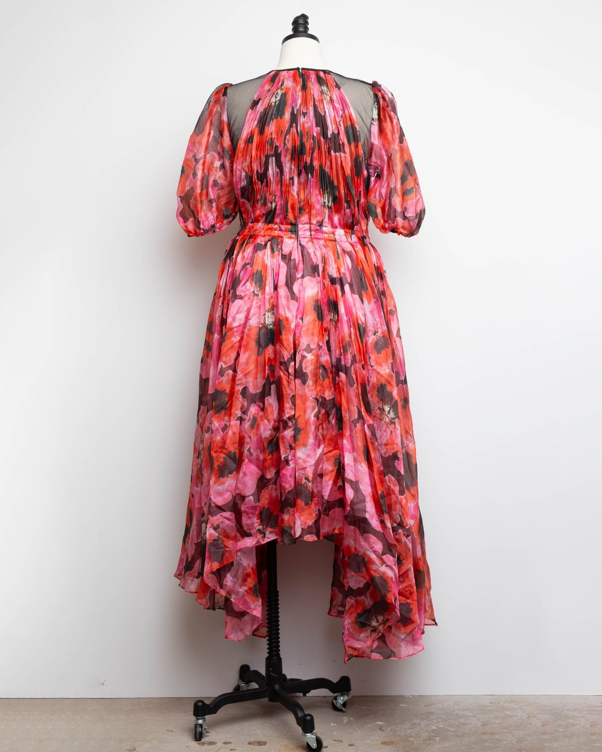 Bibhu Mohapatra Collective Pleated Floral Dress Size 16 - Wind & Song