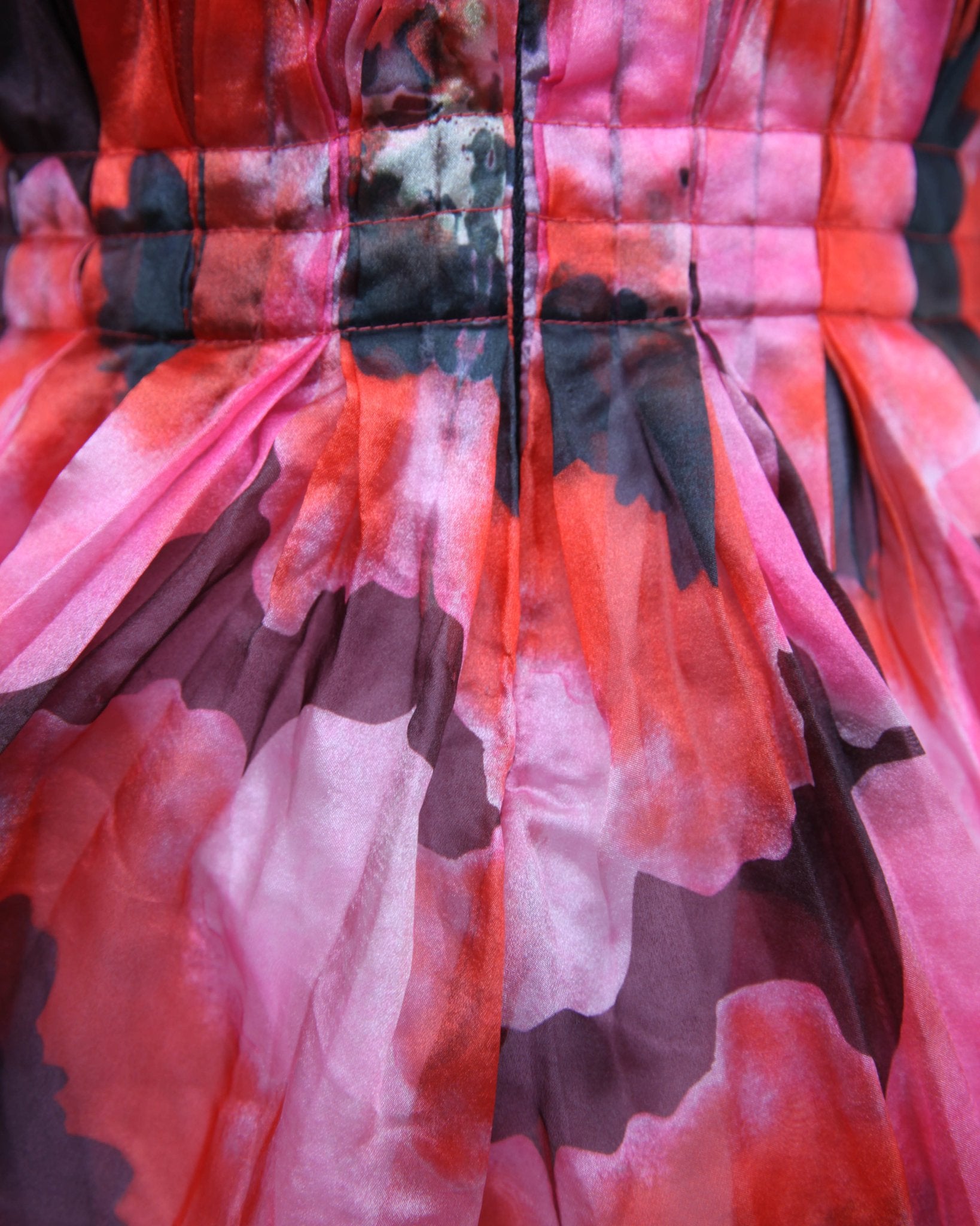 Bibhu Mohapatra Collective Pleated Floral Dress Size 6 - Wind & Song