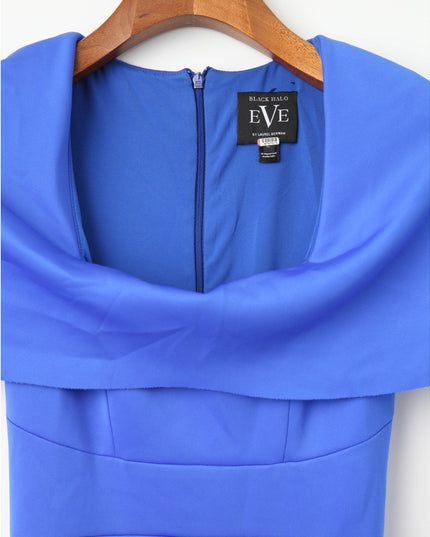 Black Halo Bernice Gown in Blue Size 2 - Wind & Song