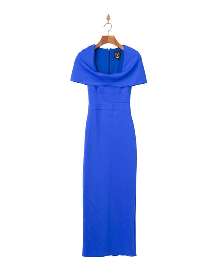 Black Halo Bernice Gown in Blue Size 2 - Wind & Song