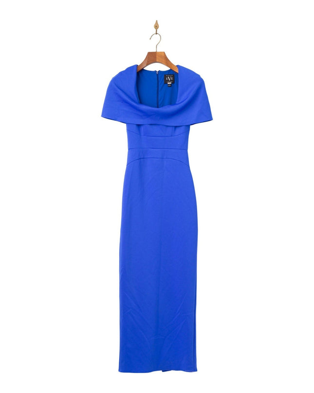 Black Halo Bernice Gown in Blue Size 2 - Wind & Song