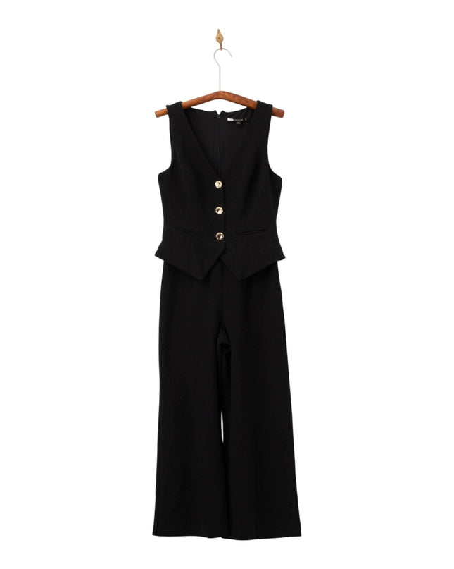 Black Halo Sloane Jumpsuit in Black - Wind & Song