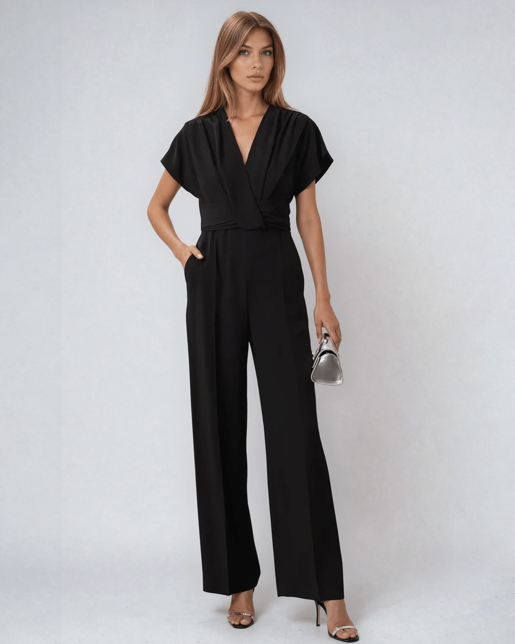 BOSS Debasa Jumpsuit in Black - Wind & Song