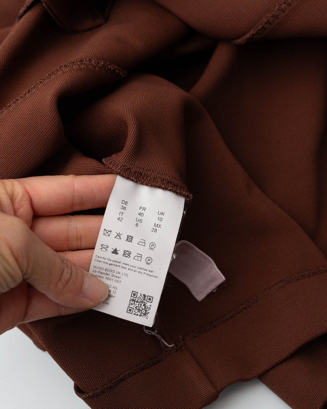 BOSS Dukeva Dress in Brown - Wind & Song