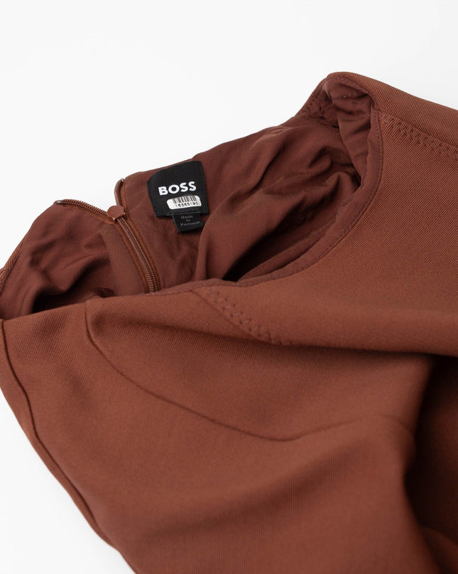 BOSS Dukeva Dress in Brown - Wind & Song