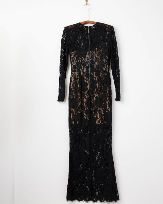 Bronx and Banco Colette Noir Black Gown - Wind & Song